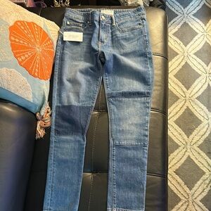 10 Crosby Derek Lam Blue Straight Leg Jeans Classic Style